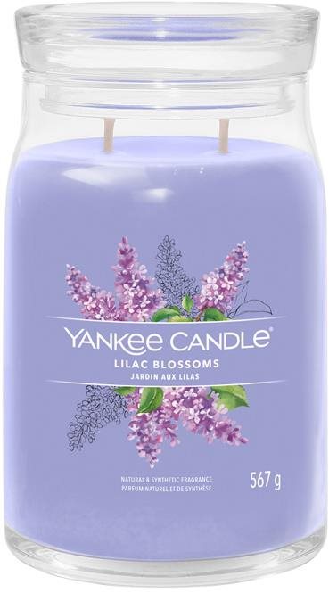 Gyertya YANKEE CANDLE Signature üveg 2 kanóc Lilac Blossoms 567 g