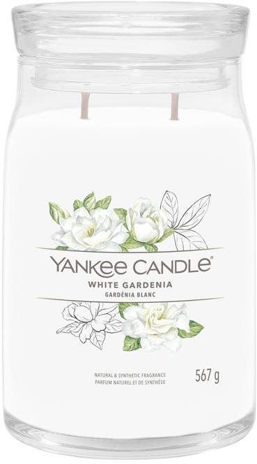 Gyertya YANKEE CANDLE Signature üveg 2 kanóc White Gardenia 567 g