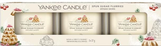 Gyertya YANKEE CANDLE Spun Sugar Flurries 3× 37 g