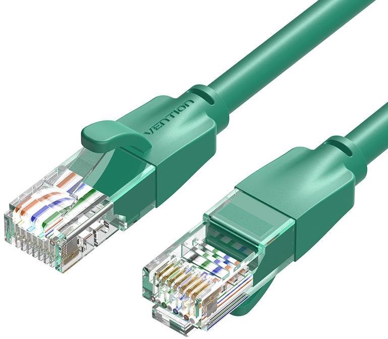 Hálózati kábel Vention Cat.6 UTP Patch Cable 1m Green