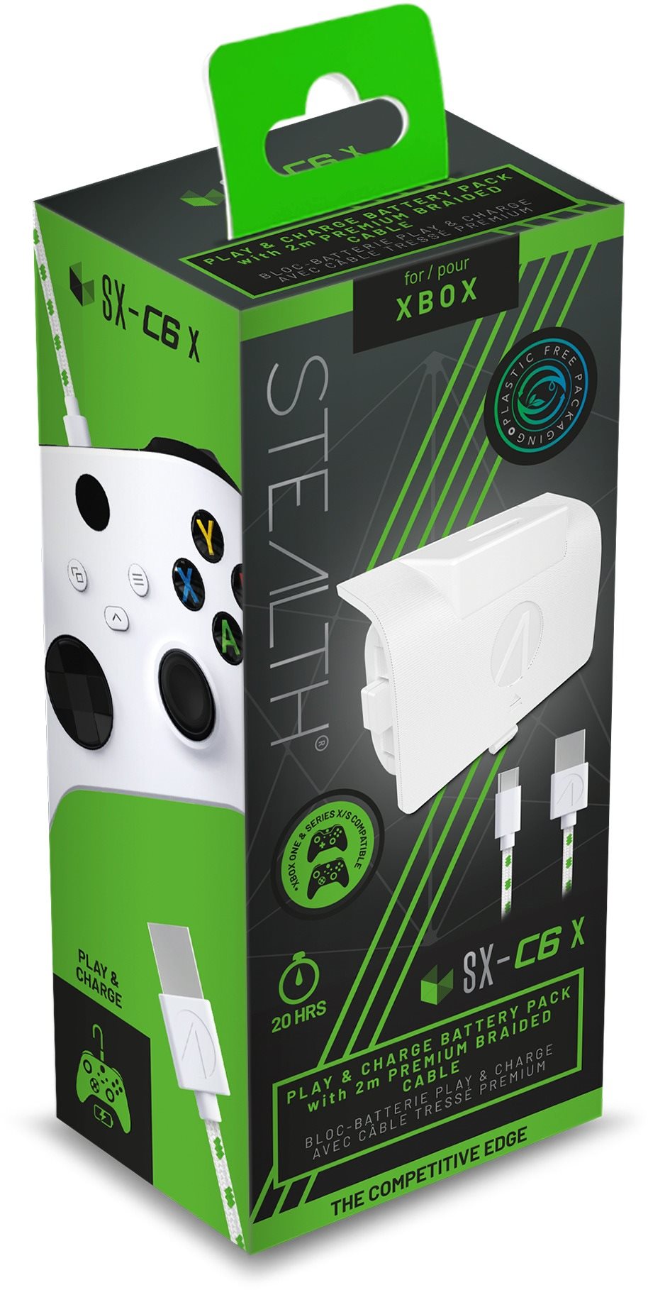 Kontroller tartozék STEALTH Play and Charge Kit - White - Xbox One & Xbox Series X|S