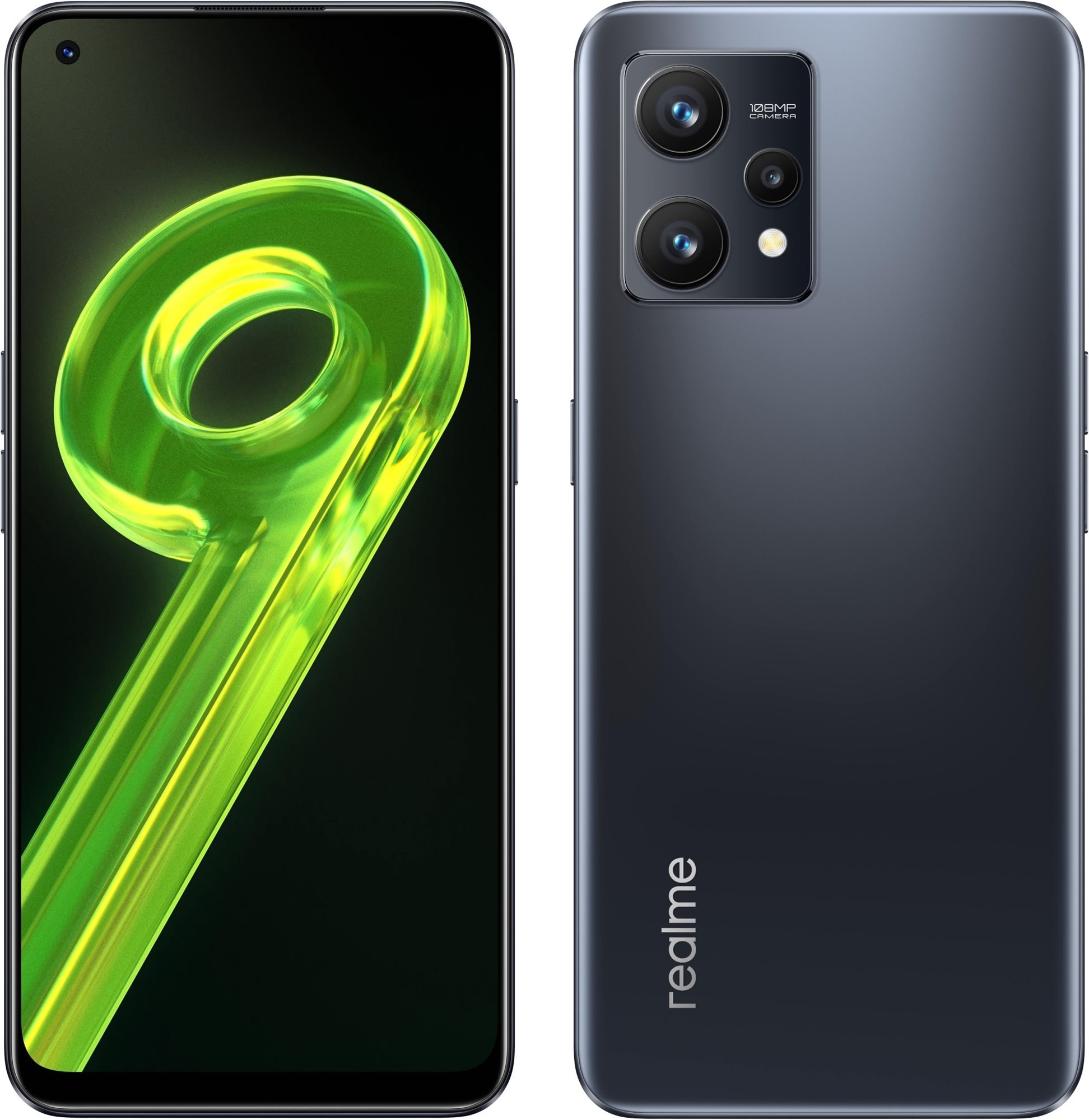 Mobiltelefon Realme 9 DualSIM 8 GB / 128 GB fekete