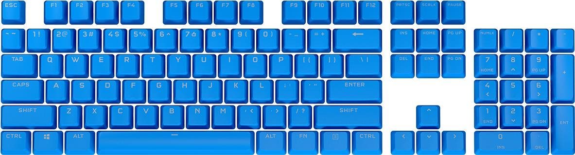 Pótbillentyű Corsair PBT Double-shot Pro Keycaps Elgato Blue