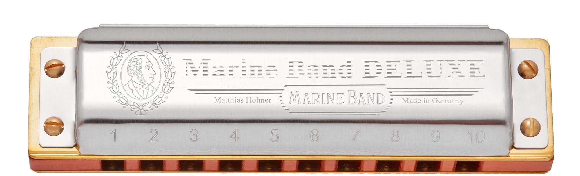 Szájharmonika HOHNER Marine Band Deluxe D-dúr