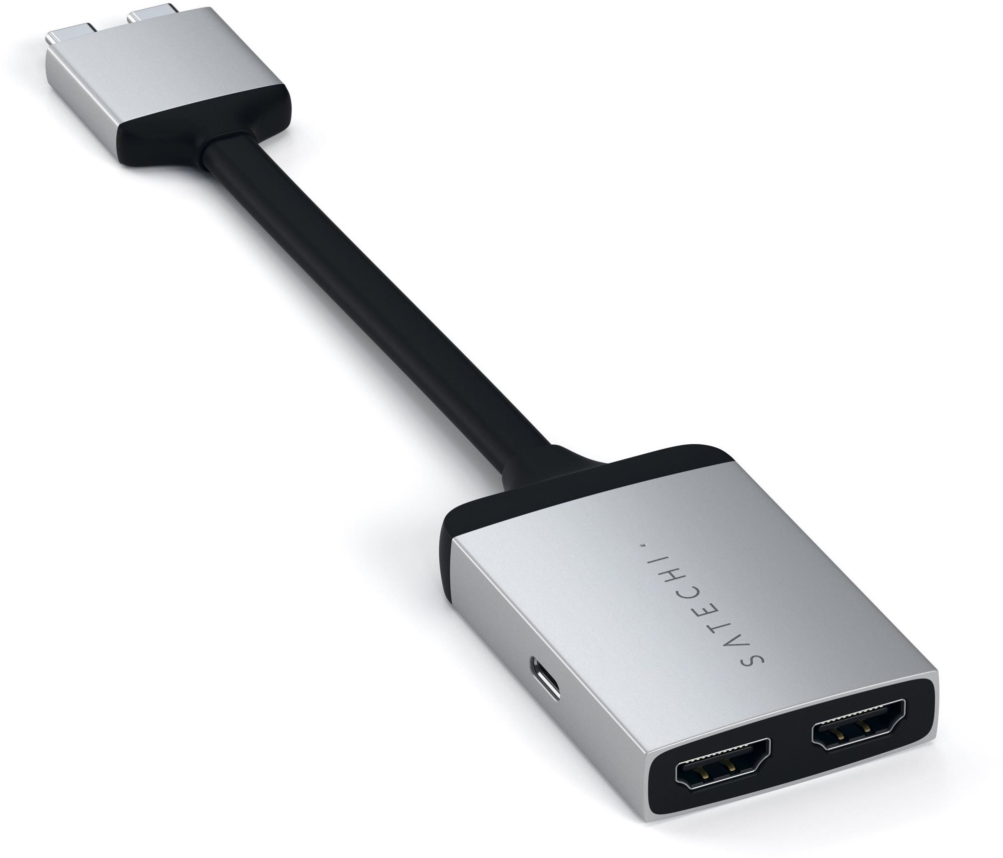 USB Adapter Satechi Type-C Dual HDMI Adapter - Silver