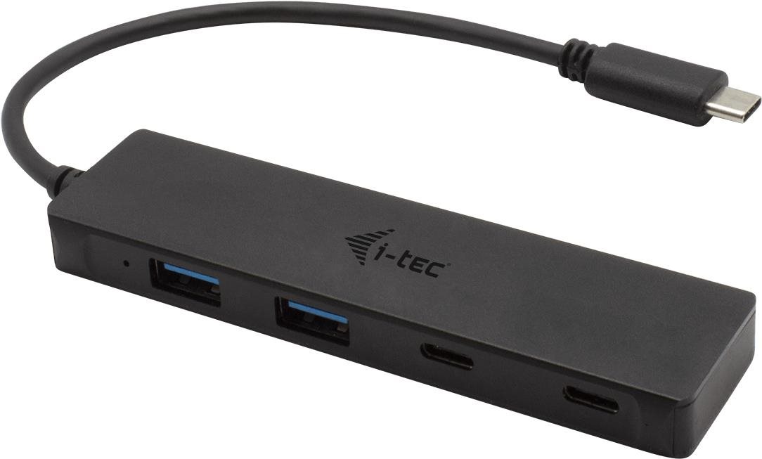 USB Hub i-tec USB-C Fém HUB 2x USB 3.0 + 2x USB-C