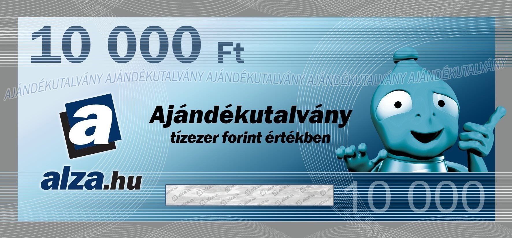 Utalvány Elektronikus Alza. hu ajándékutalvány 10 000 forint értékben