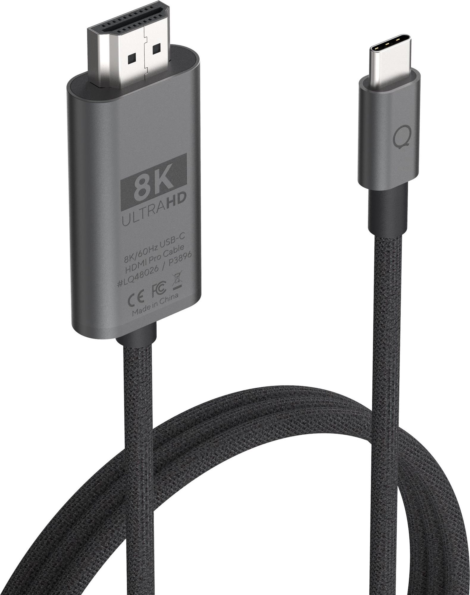 Videokábel LINQ 8K/60Hz USB-C to HDMI Pro Cable 2m - Space Grey