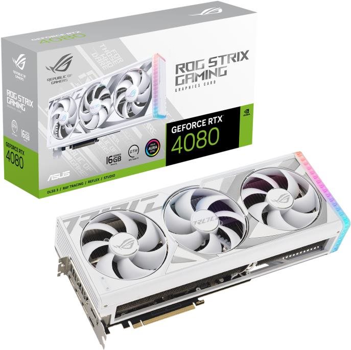 Videókártya ASUS ROG STRIX GeForce RTX 4080 16GB White