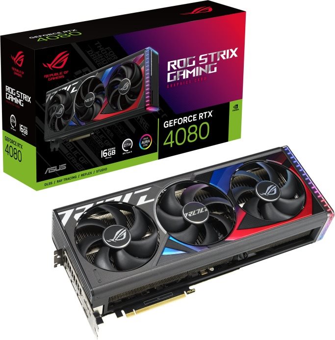 Videókártya ASUS ROG STRIX GeForce RTX 4080 16GB