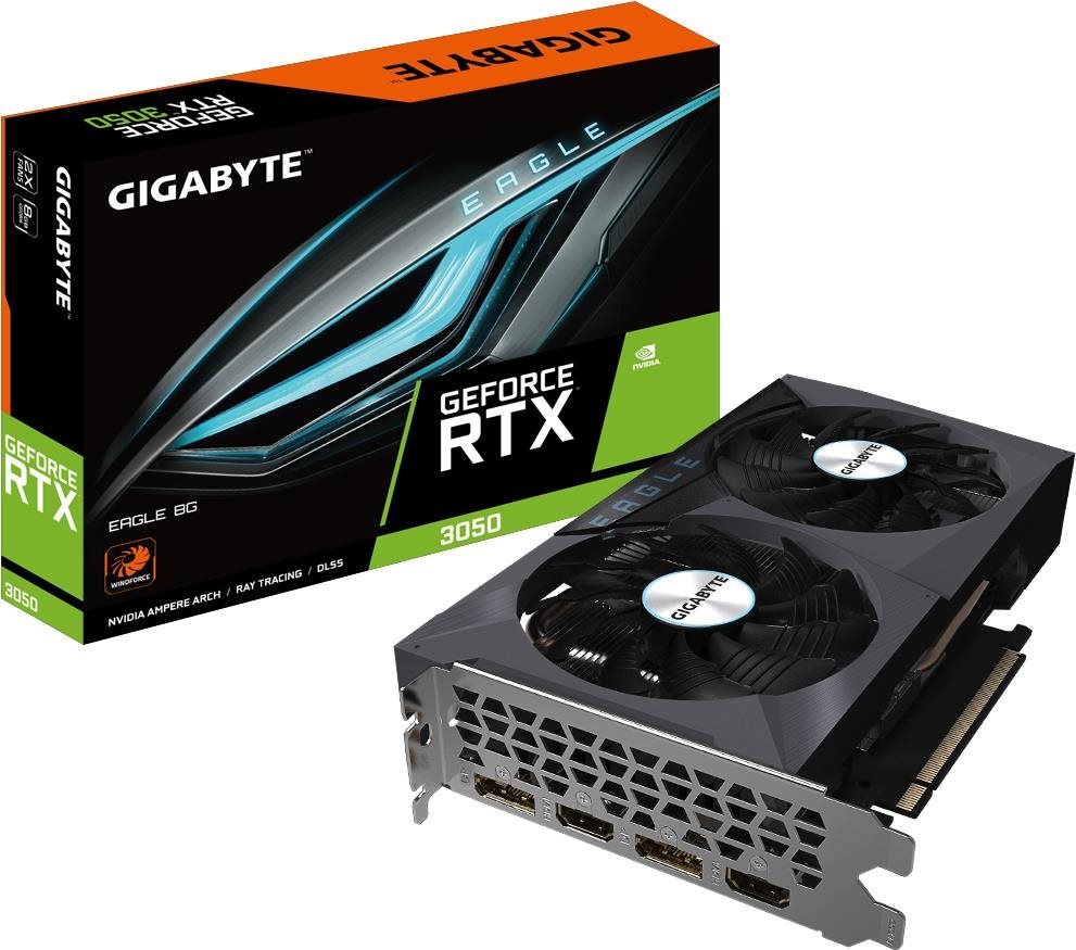 Videókártya GIGABYTE GeForce RTX 3050 EAGLE 8G