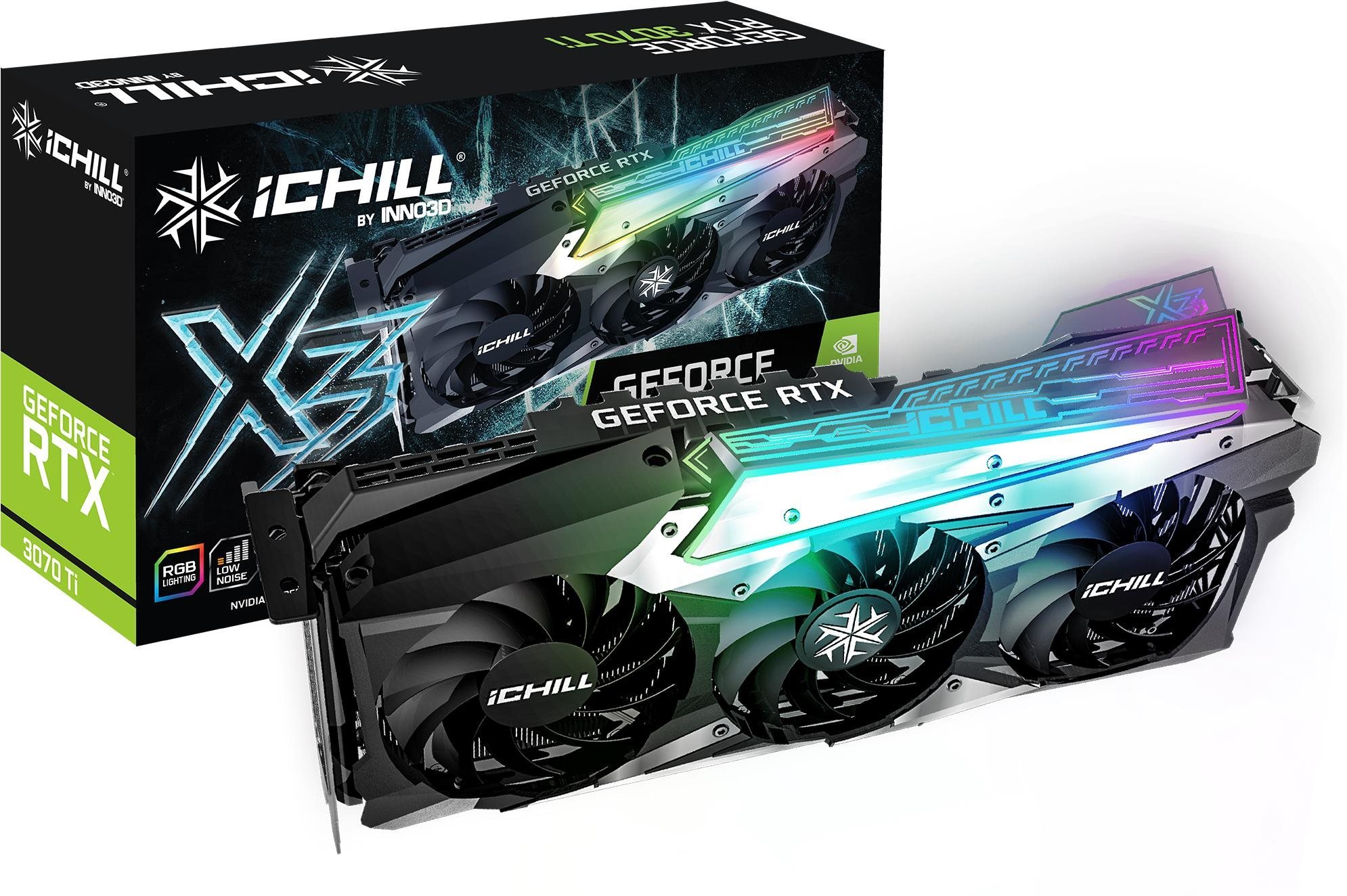 Videókártya Inno3D GeForce RTX 3070 Ti iChill X3 8G