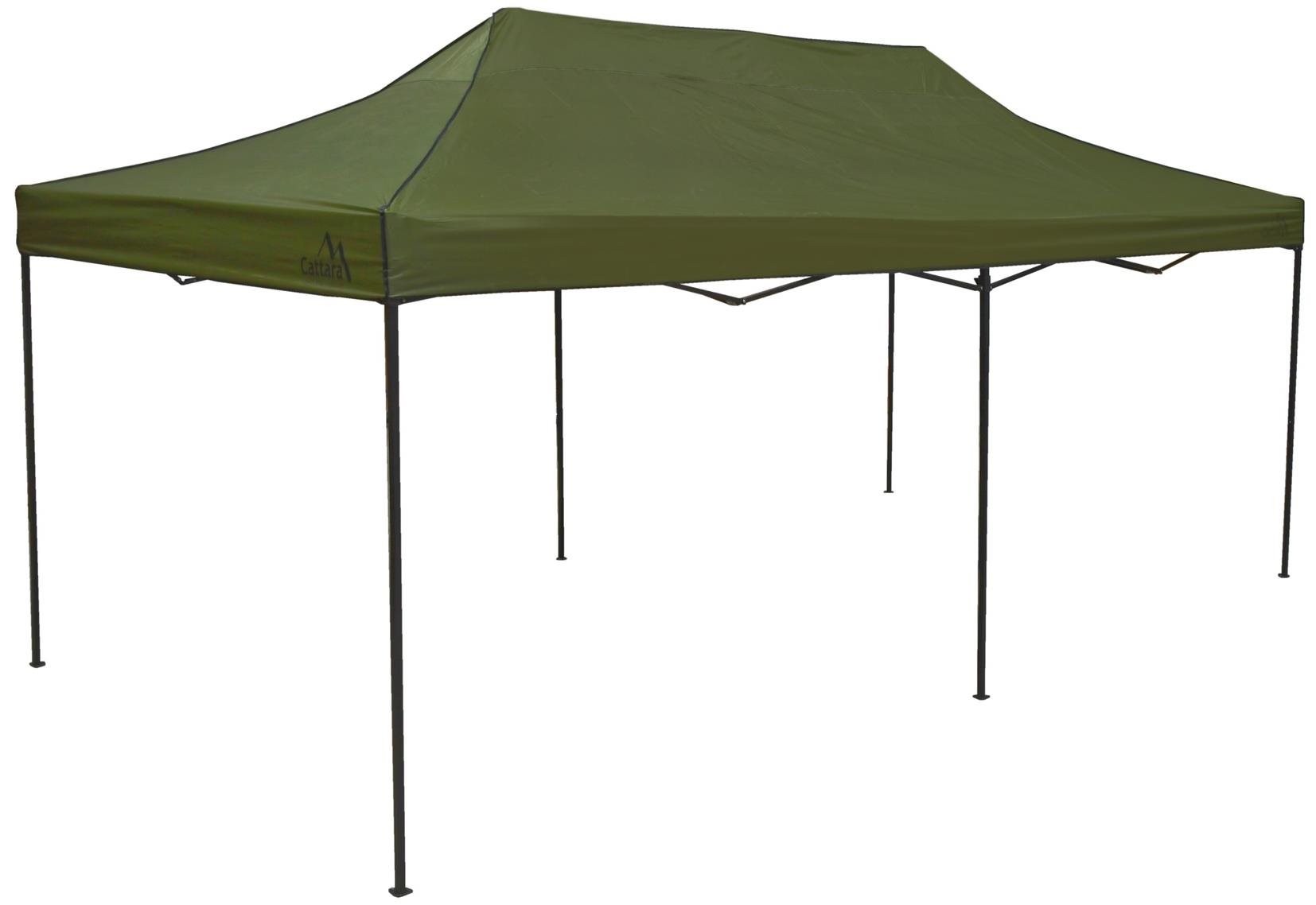 Zahradní altán Párty stan nůžkový 3x6m zelený WATERPROOF