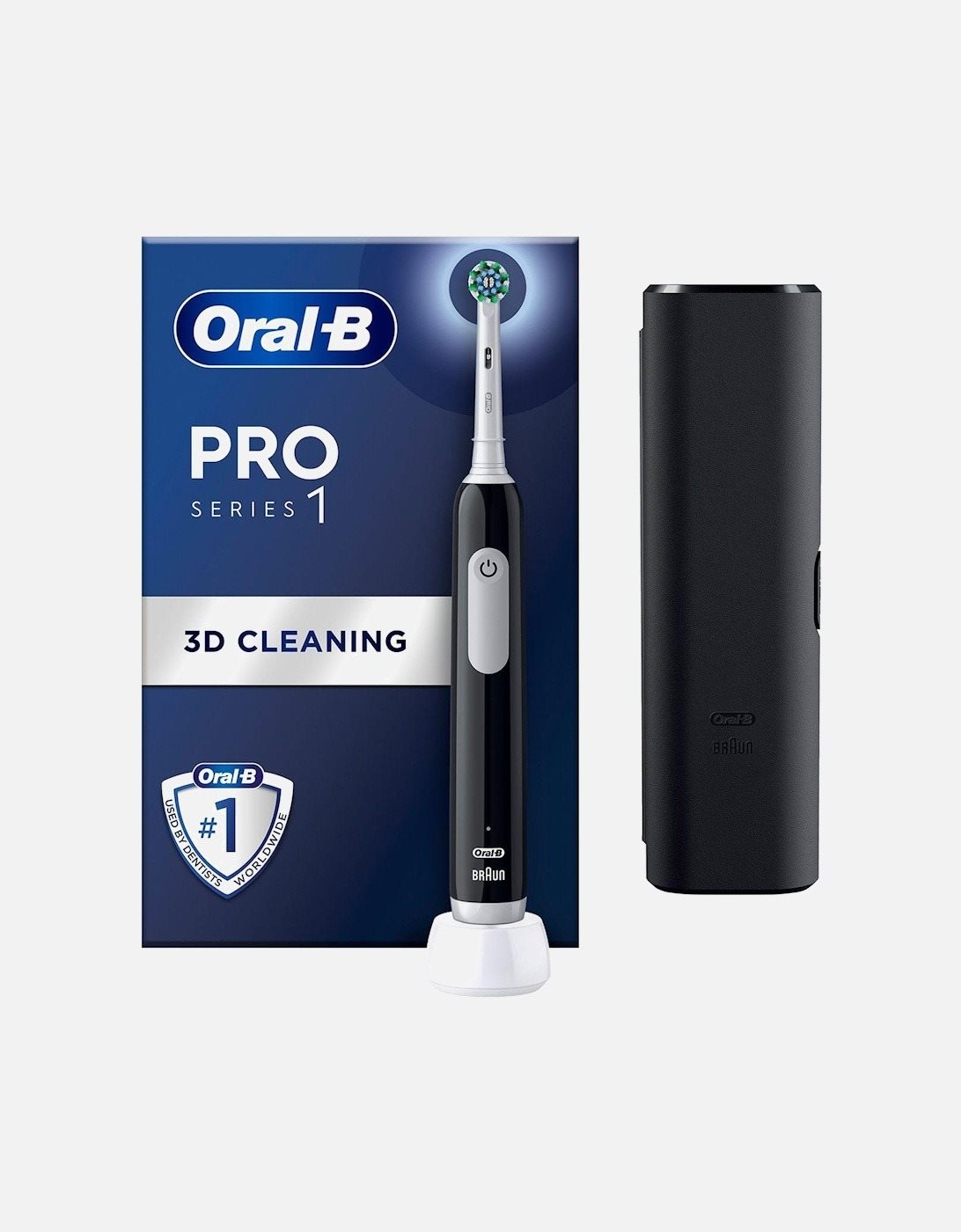 Elektromos fogkefe Oral-B Pro Series 1 kék és fekete