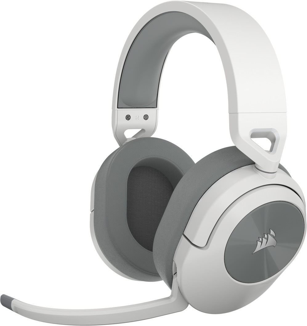 Gamer fejhallgató Corsair HS55 Wireless White