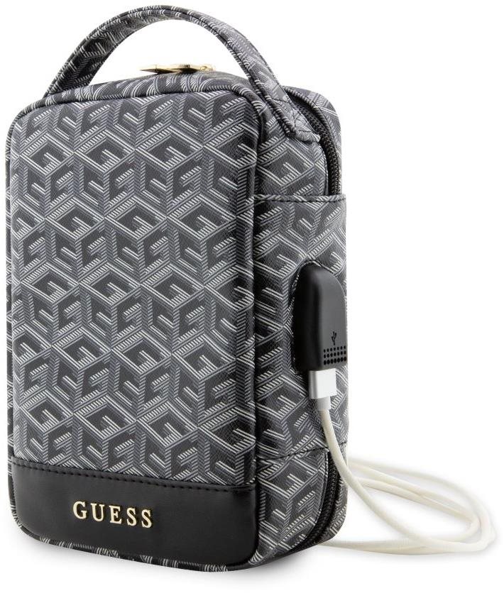 Mobiltelefon tok Guess PU G Cube Travel Universal Bag fekete