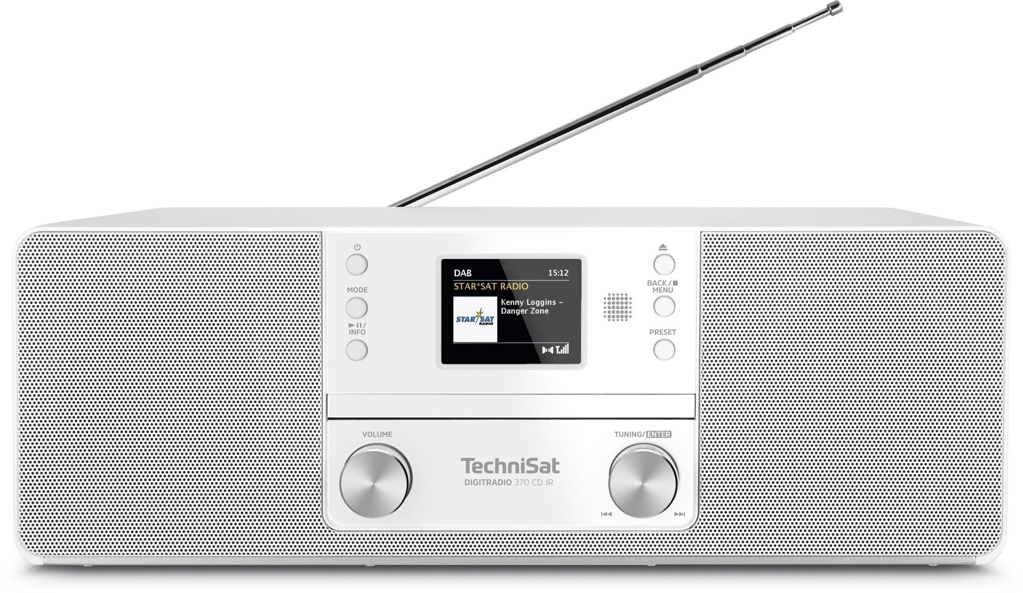 Rádió TechniSat DIGITRADIO 370 CD IR fehér