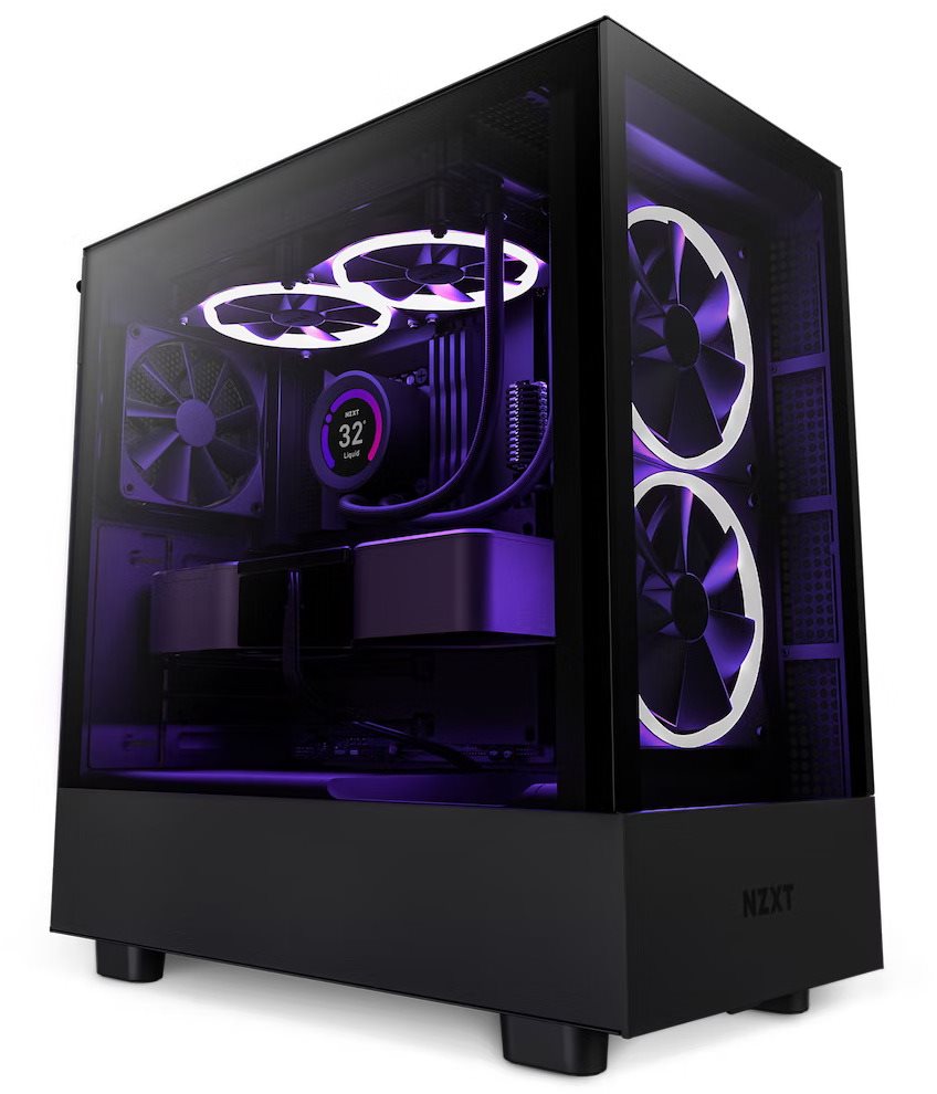 Számítógépház NZXT H5 Elite Black