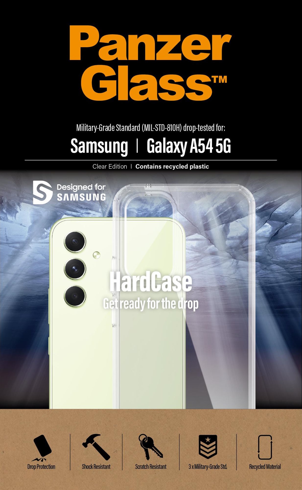 Telefon tok PanzerGlass HardCase Samsung Galaxy A54 5G