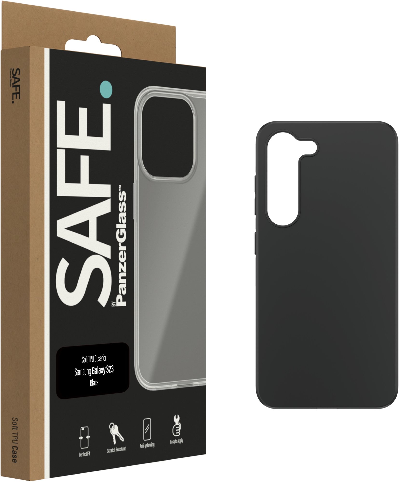 Telefon tok SAFE. by PanzerGlass Case Samsung Galaxy S23 Black