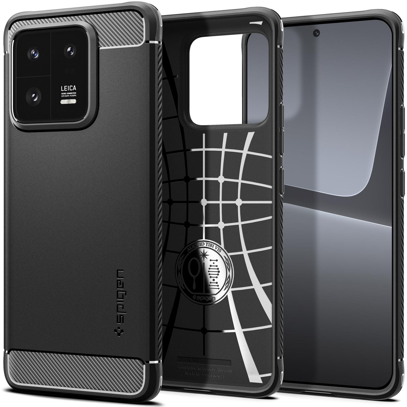 Telefon tok Spigen Rugged Armor Black Xiaomi 13 Pro tok