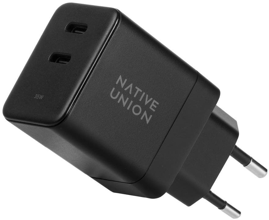 Töltő adapter Native Union Fast GaN Charger PD 35W Black