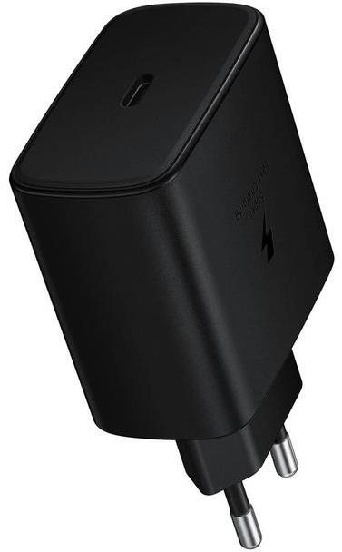 Töltő adapter Samsung Quickcharge USB-C 45W Black (OOB Bulk) utazó adapter