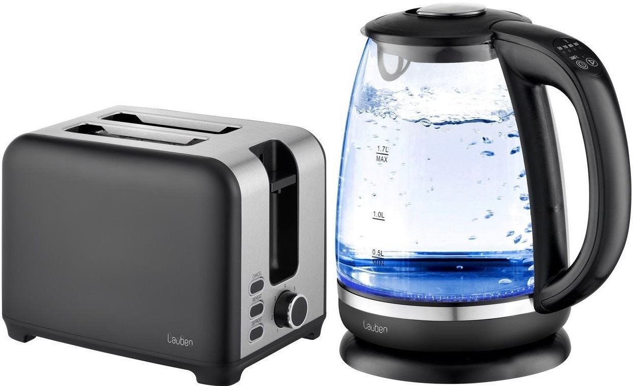 Vízforraló Lauben Electric Kettle EK17BG + Lauben Toaster T17BG