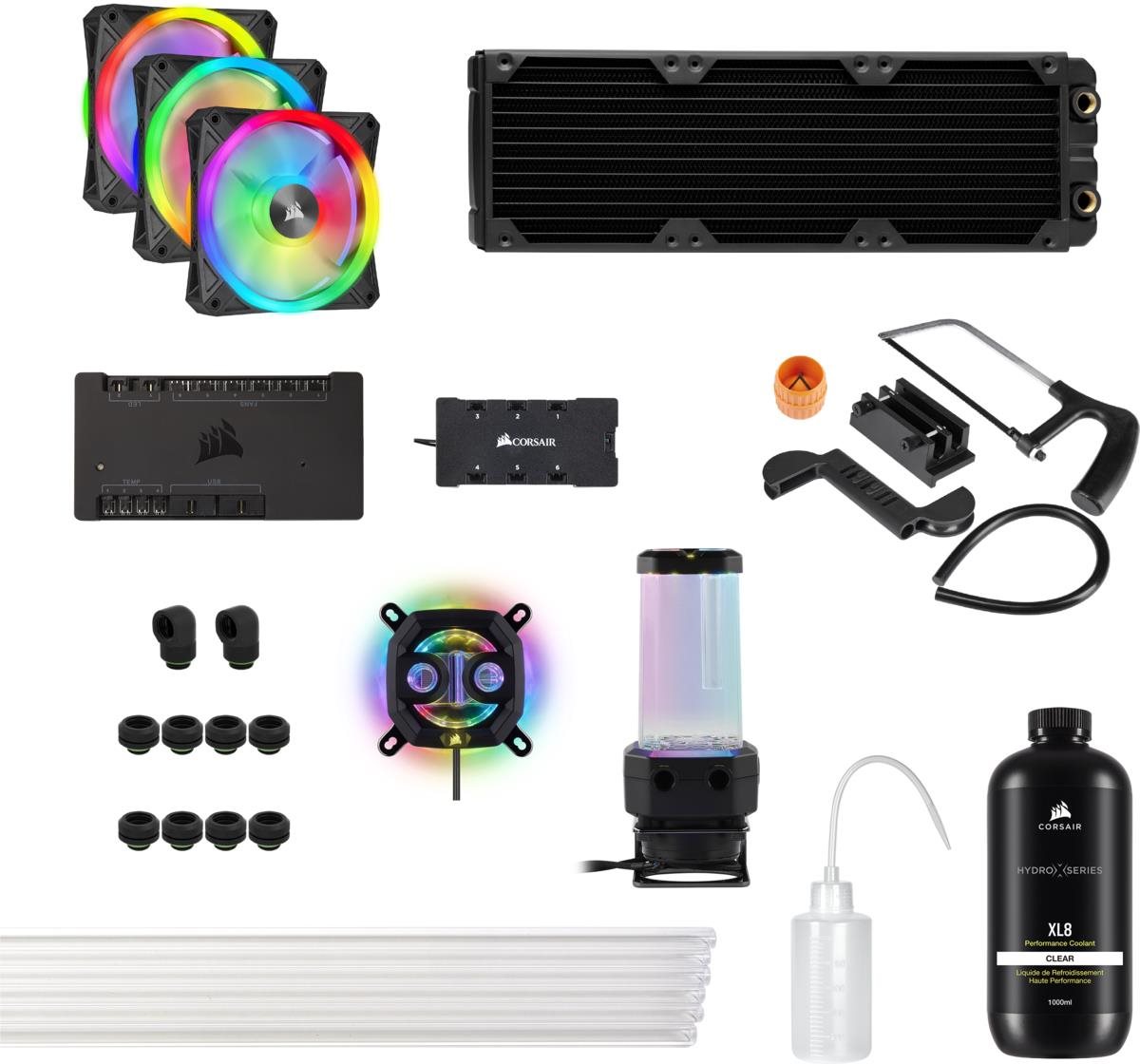 Vízhűtés Corsair Hydro X Series iCUE XH305i RGB PRO Custom Cooling Kit