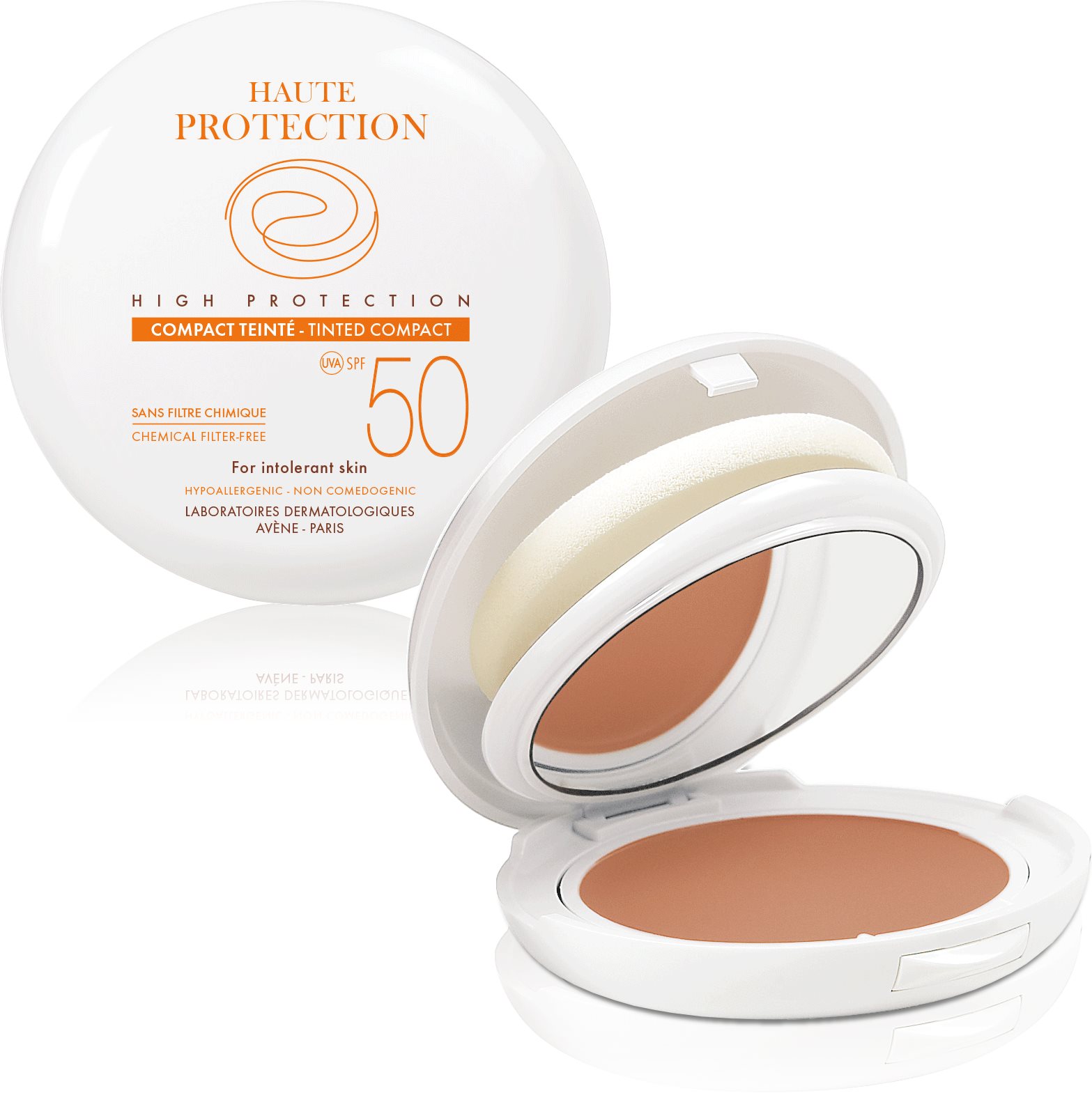 Alapozó AVENE kompakt make-up SPF 50 - sötét árnyalat