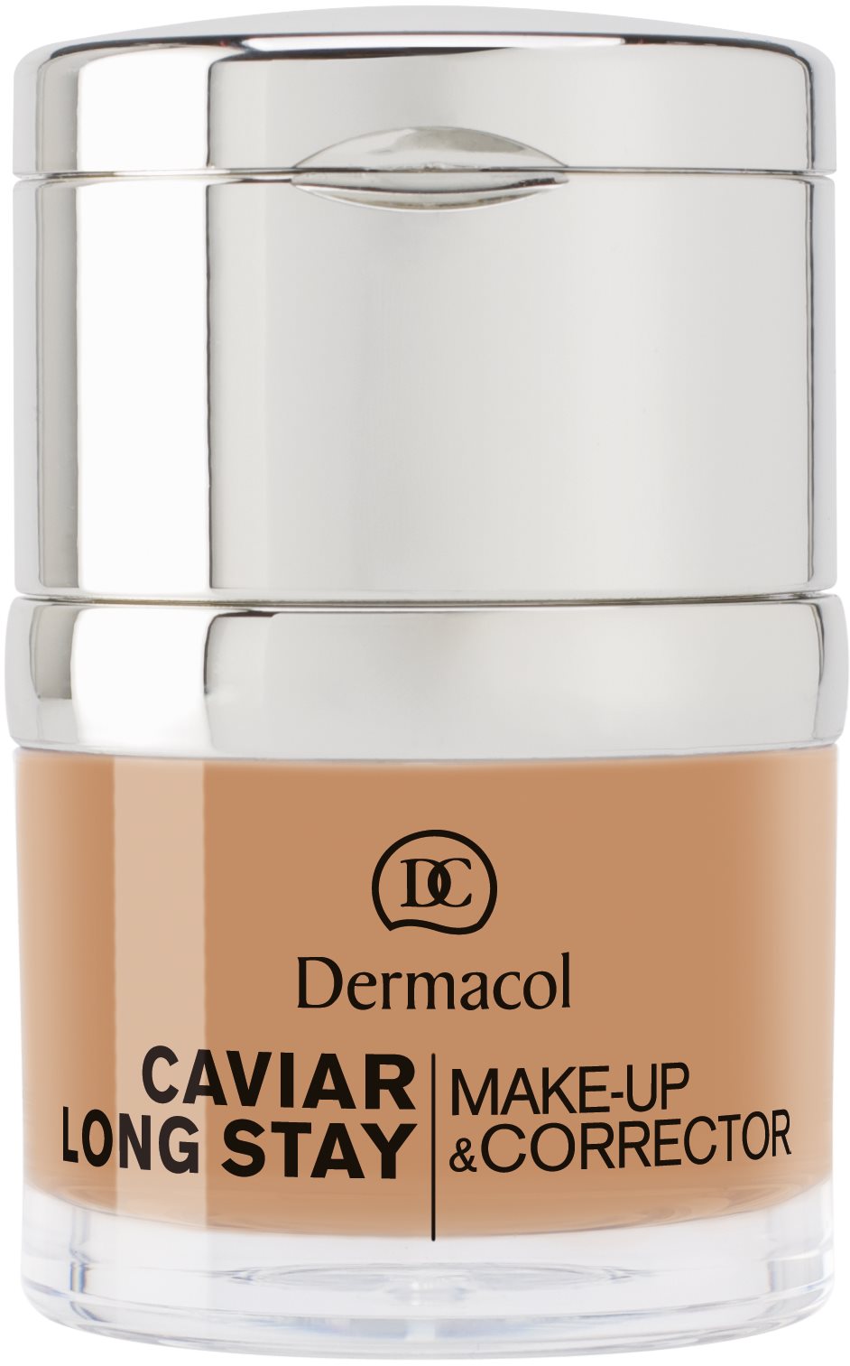 Alapozó DERMACOL Caviar Long Stay Make-Up & Corrector No.5 Cappuccino 30 ml