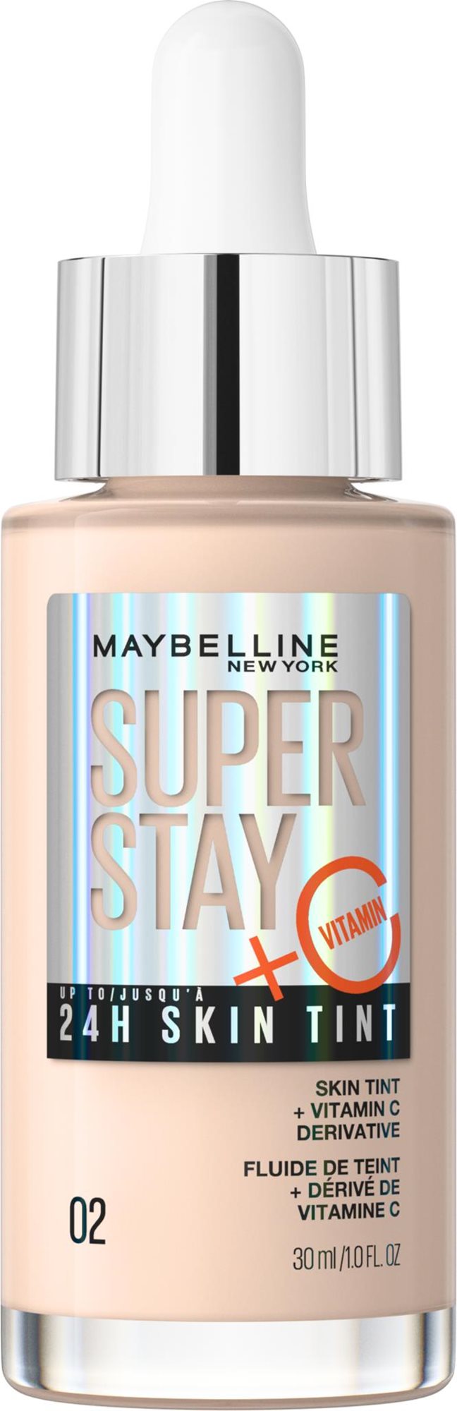 Alapozó MAYBELLINE NEW YORK Super Stay Vitamin C Skin Tint 02 színezett szérum