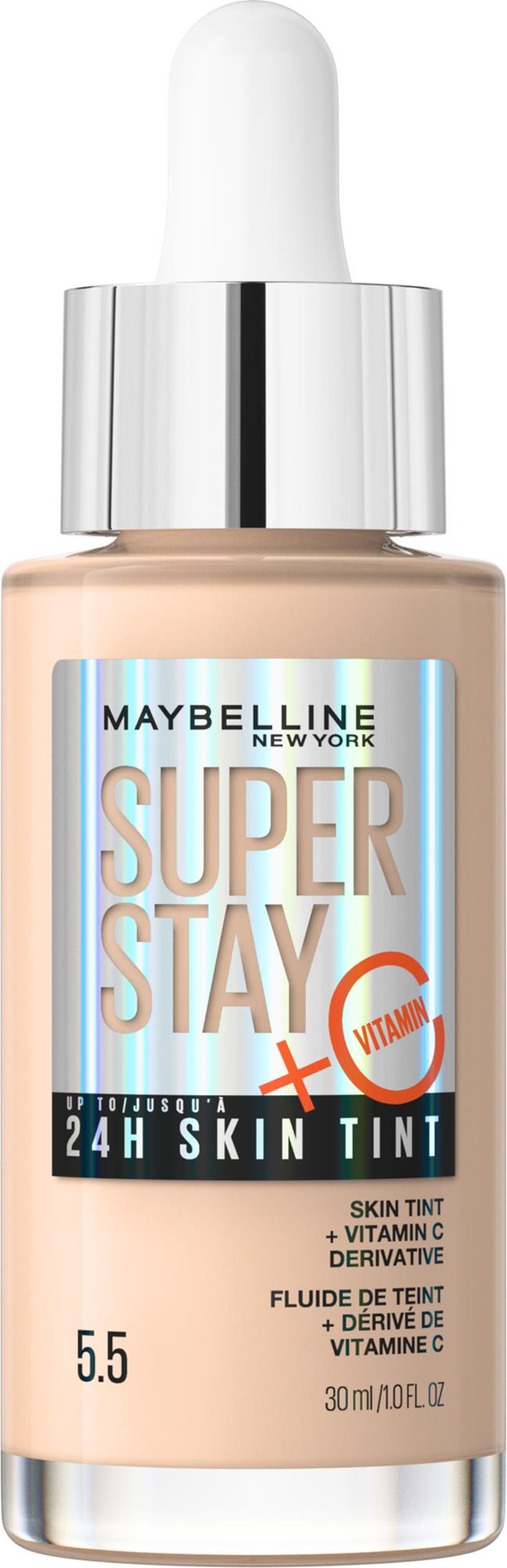 Alapozó MAYBELLINE NEW YORK Super Stay Vitamin C Skin Tint 5.5 színezett szérum