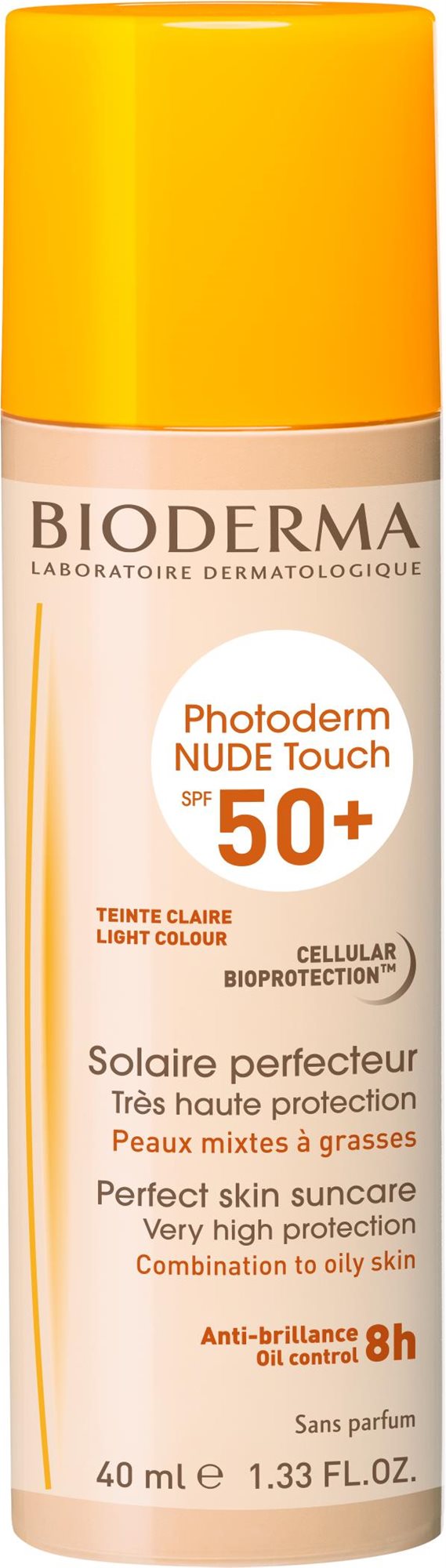 Arckrém BIODERMA Photoderm NUDE Touch MINERAL light SPF 50+ 40 ml