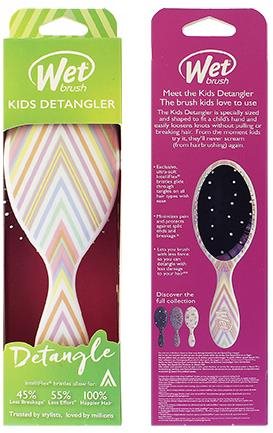 Hajkefe WET BRUSH Kids Detangler Chevron