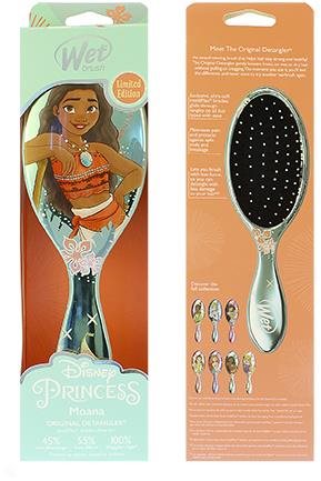 Hajkefe WET BRUSH Original Detangler Disney Princess Wholehearted Moana Teal