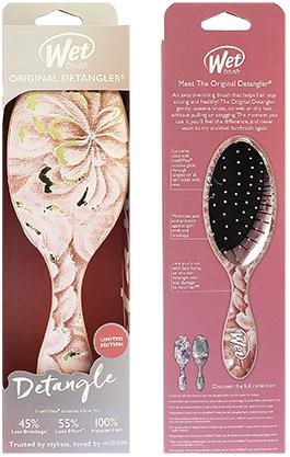 Hajkefe WET BRUSH Original Detangler Garden Party Dhalia Delight