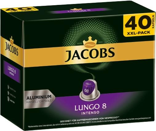 Kávékapszula Jacobs Lungo intenzitás 8