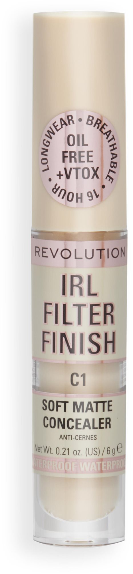 Korrektor REVOLUTION IRL Filter Finish Concealer C1 6 g