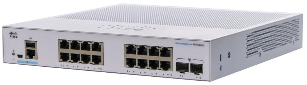 Switch CISCO CBS350 Managed 16-port GE