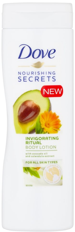 Testápoló DOVE Nourishing Secrets Invigorating Ritual Avocado Oil & Calendula Extract 400 ml