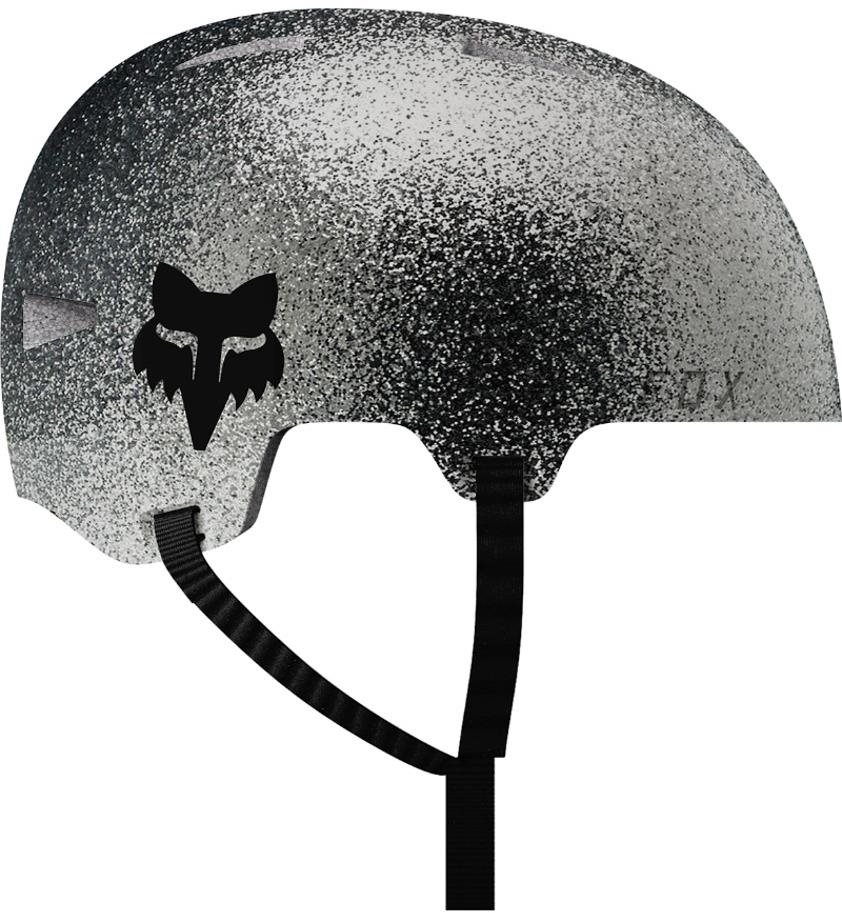 Kerékpáros sisak Fox Yth Flight Helmet Silver Metal