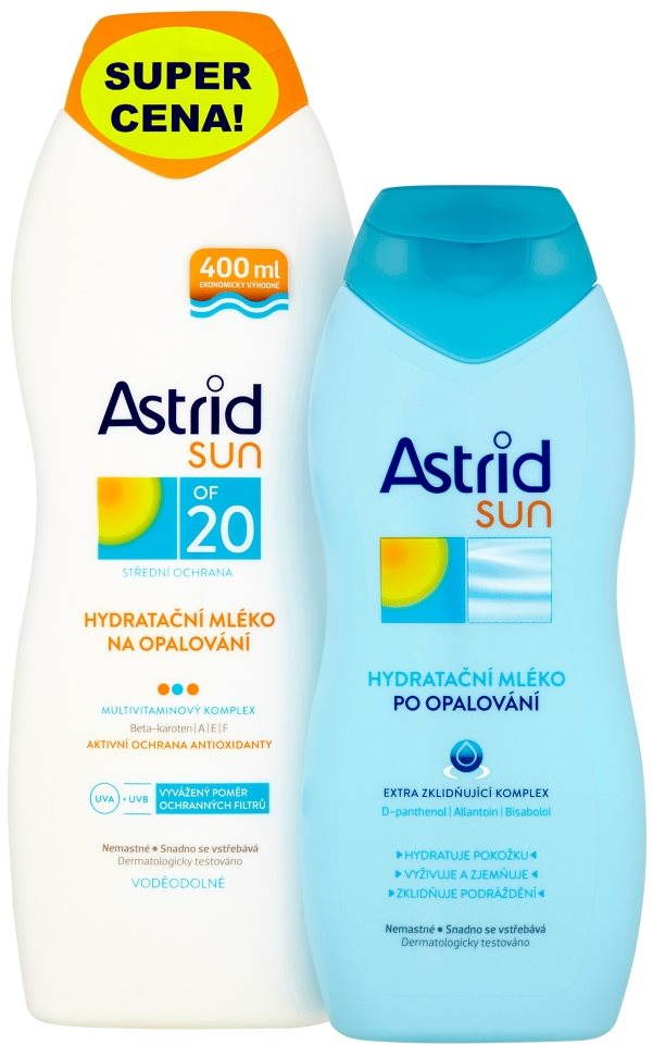 Kozmetikai szett ASTRID SUN hidratáló krém SPF 20