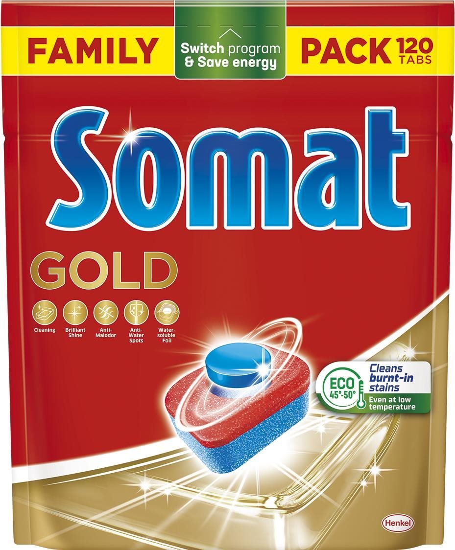 Mosogatógép tabletta SOMAT Gold 120 db