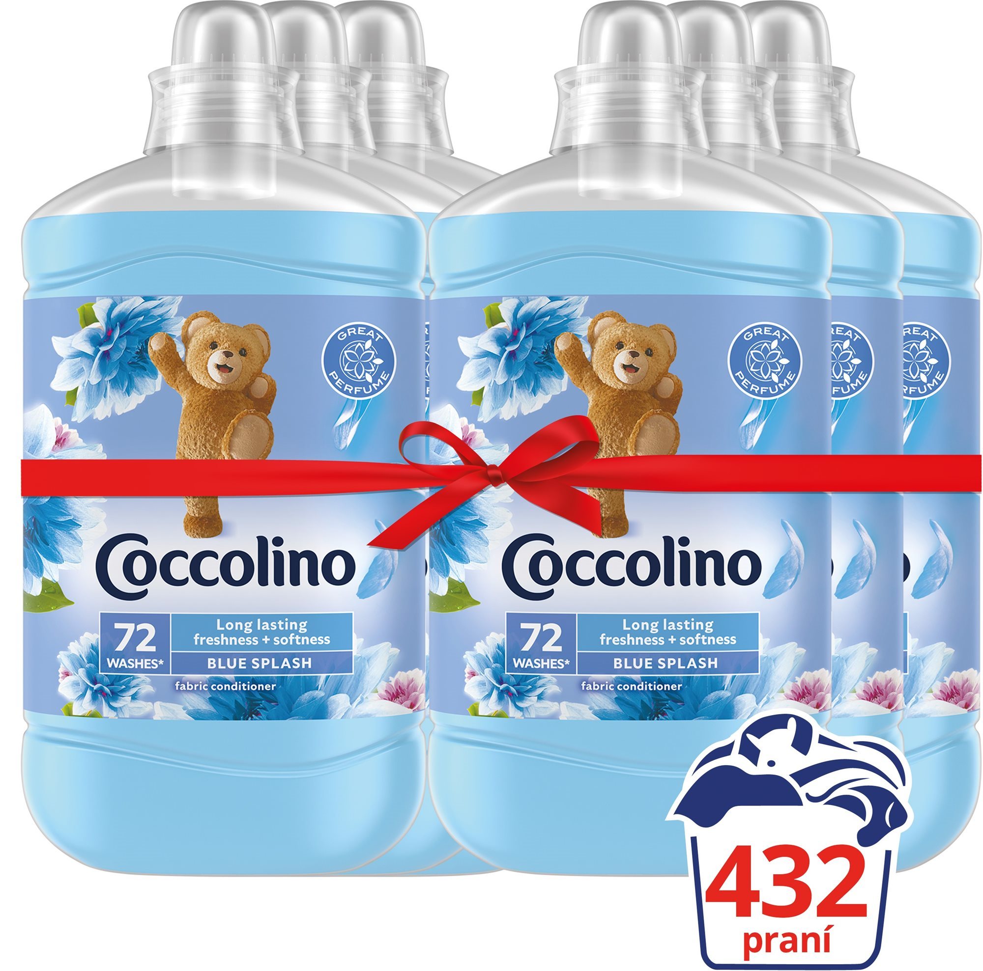 Öblítő COCCOLINO Blue Splash 6 × 1