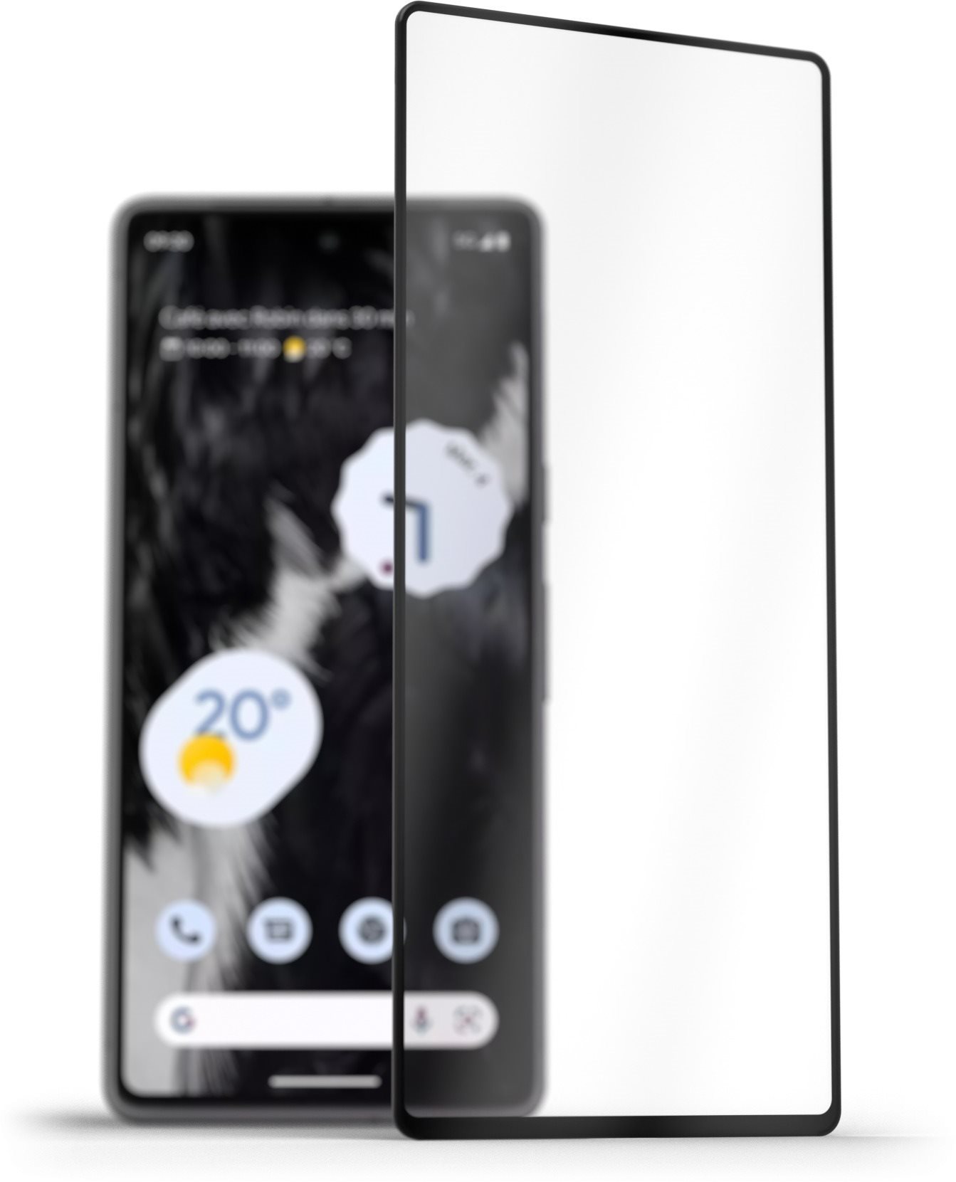 Üvegfólia AlzaGuard FullCover Glass Protector Google Pixel 7 5G 2.5D üvegfólia