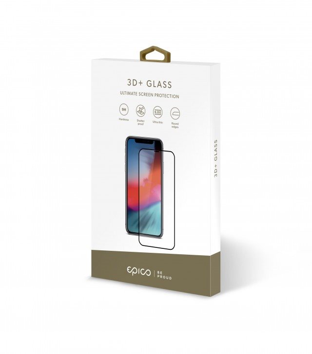 Üvegfólia EPICO 3D+ GLASS Samsung Galaxy S20 - fekete színű