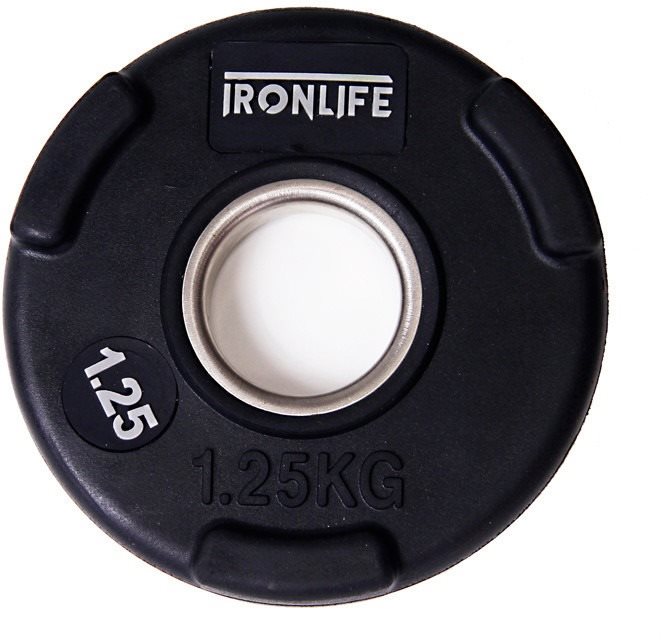 Závaží IRONLIFE Deluxe Olympijský pogumovaný kotouč 1