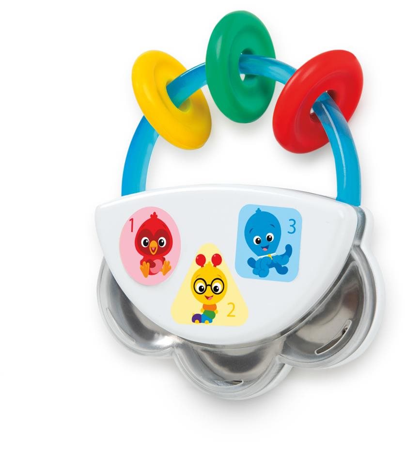 Csörgő BABY EINSTEIN Tamburin csörgővel 3m+