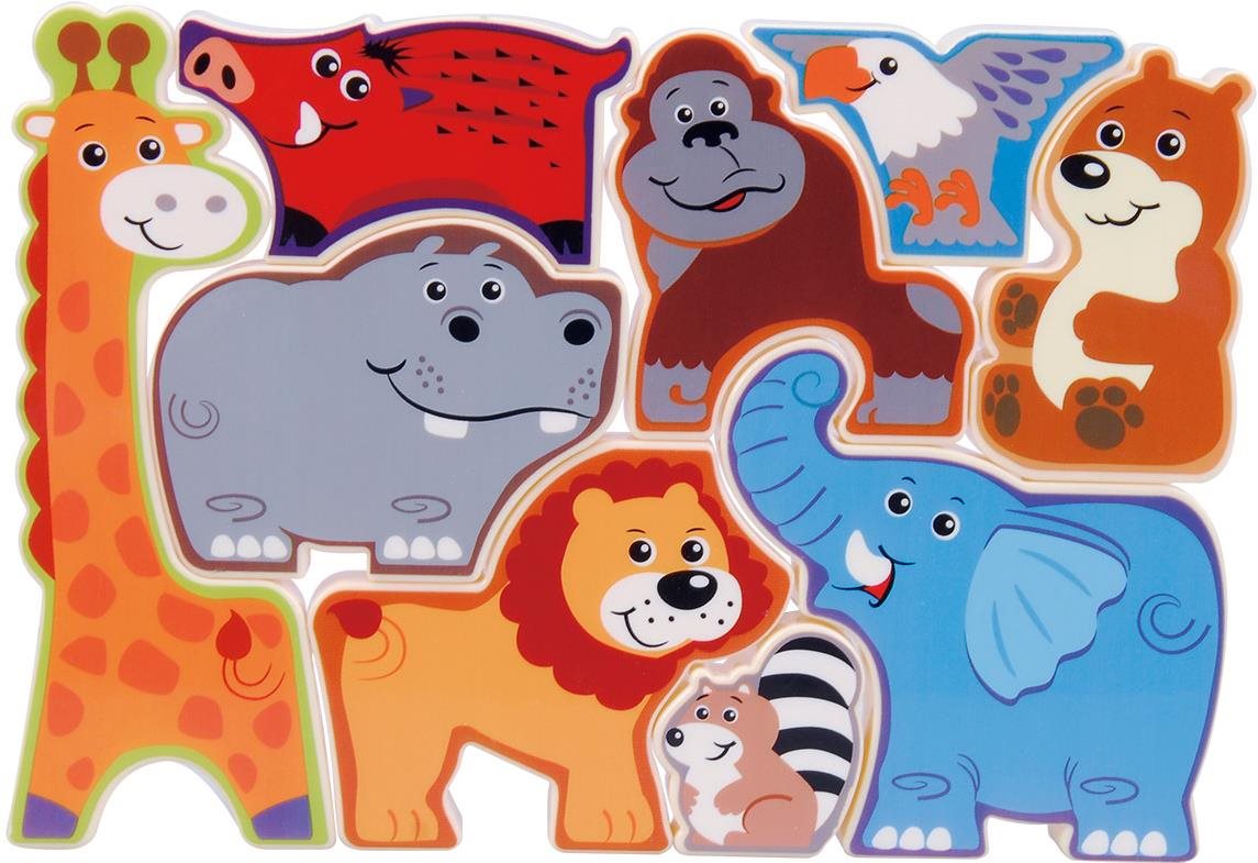 Puzzle Teddies Táblás puzzle - Szafari